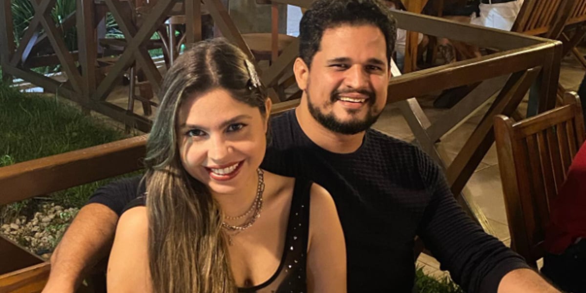 Kaio Cézar com a esposa Mirela (Foto Reprodução/Instagram)