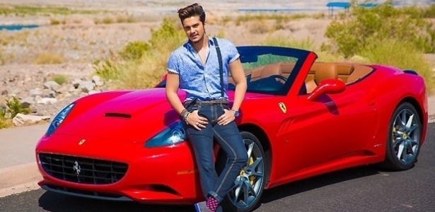 Luan Santana ainda possui carros de luxo (Foto Reprodução/Internet)