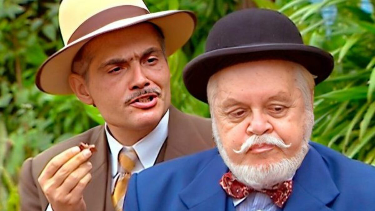 Cláudio Corrêa e Castro e Tarcísio Filho em "Chocolate com Pimenta" (Foto Reprodução/Internet) 