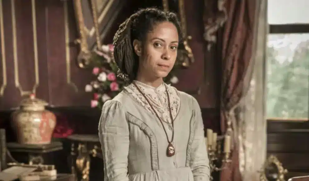 Cinara Leal em "Nos tempos do Imperador" (Foto Reprodução/Globo)