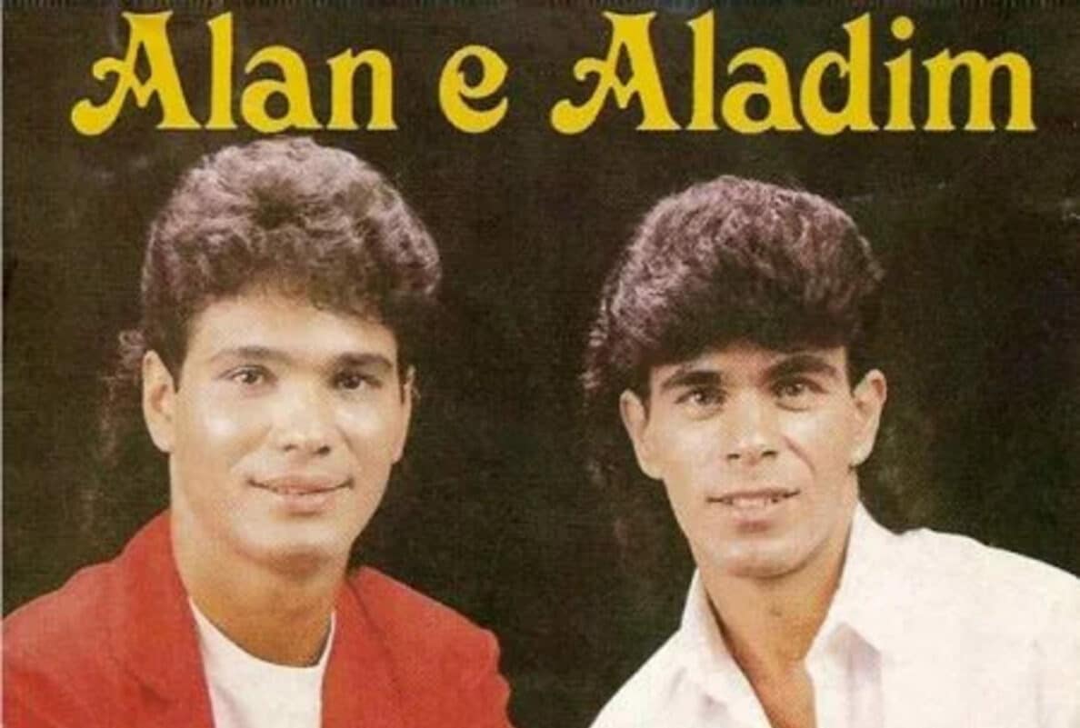 Alan e Aladim foi uma dupla de sucesso da década de 90 (Foto Reprodução/Internet)