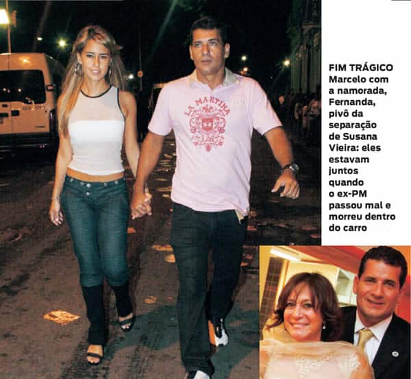 Morte de Marcelo, ex de Susana Vieira, foi noticiado em vários veículos da mídia (Foto Reprodução/Istoé)