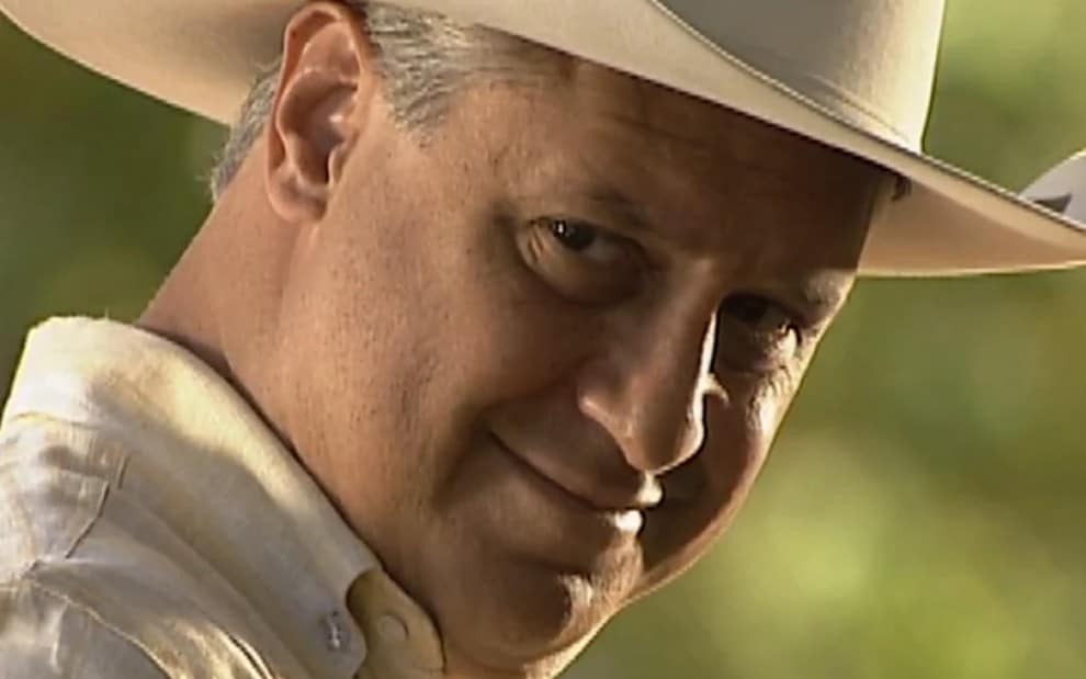 O ator Antônio Fagundes em O Rei do Gado (Foto: Reprodução/Globo)