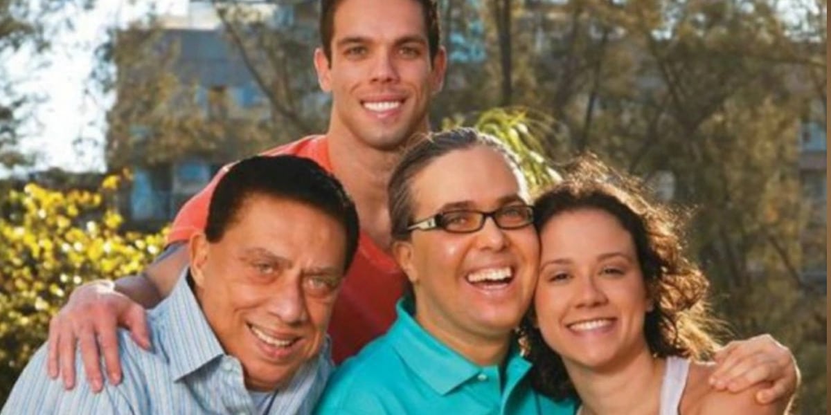 Ator e Humorista Paulo Silvino e família (Foto: Reprodução/ Internet) 