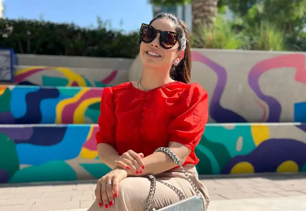 Sabrina Petralia hoje vive em Dubai (Foto Reprodução/Marie Claire)
