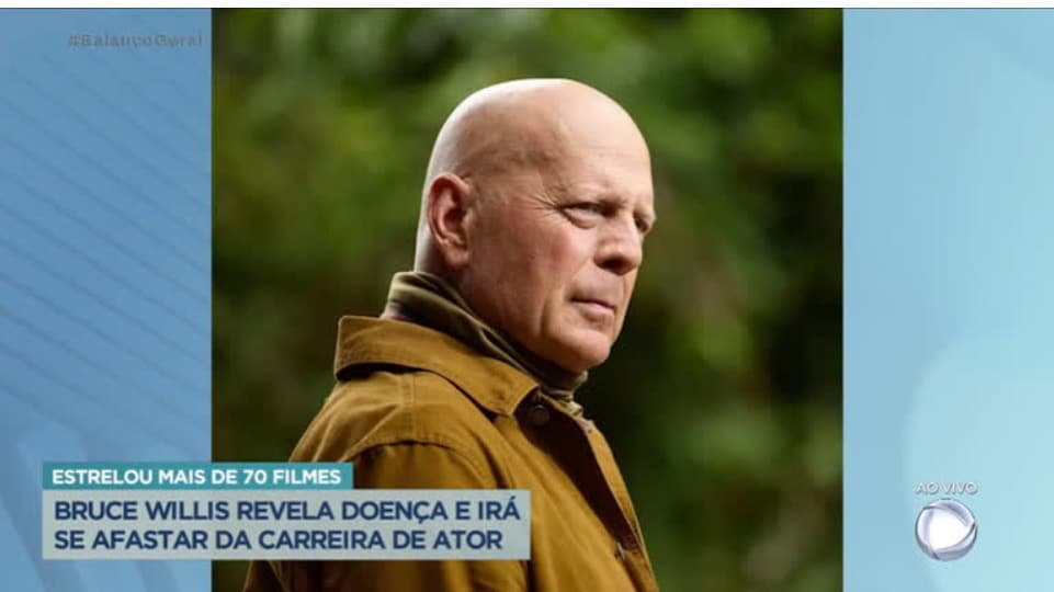 Caso do Bruce Willis também foi noticiado na "Hora da Venenosa" (Foto Reprodução/R7)