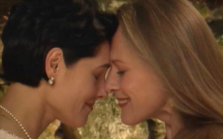 Lucinha Lins e Christiane Torloni em "A Viagem"