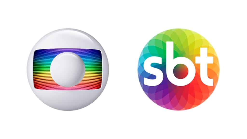 Globo e SBT (Foto: Reprodução)