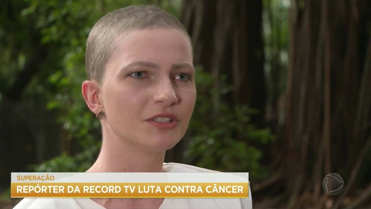 Marcela Varasquim venceu a luta contra o câncer e vitória foi vibrada por colegas de emissora (Foto Reprodução/Internet)