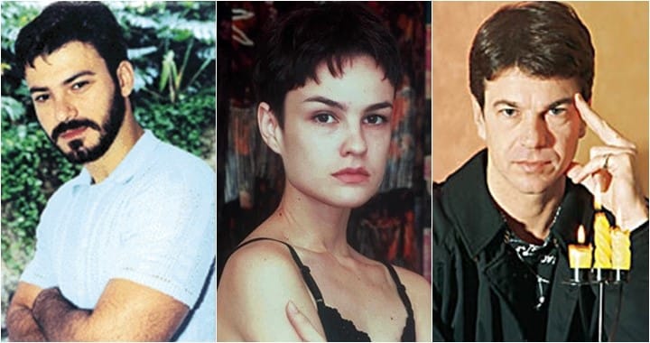 Leonardo Vieira, Carolina Kasting e Augusto Xavier formavam o triângulo amoroso principal de novela da Manchete 