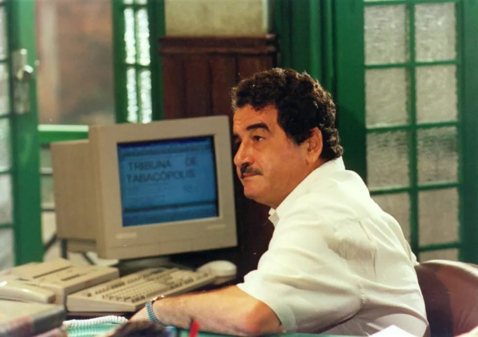 Otávio Augusto na novela O Fim do Mundo, 1996 (Foto: Globo)