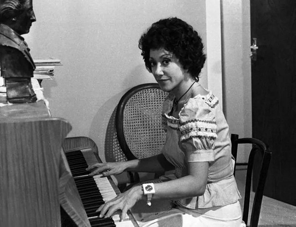 Suely Franco em Cuca Legal, 1975. (Foto: Acervo/Globo)