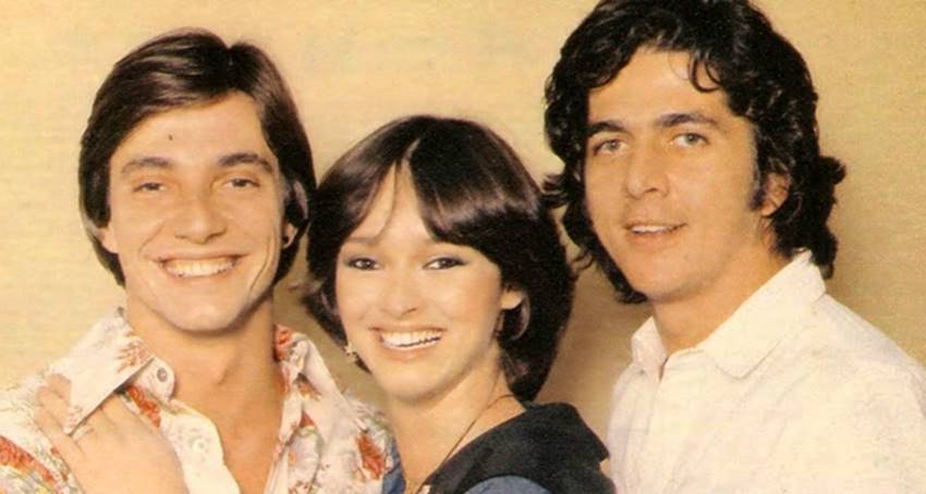 Fábio Jr., Myrian Rios e Stepan Nercessian estrelaram a novela. (Foto: reprodução/Globo)
