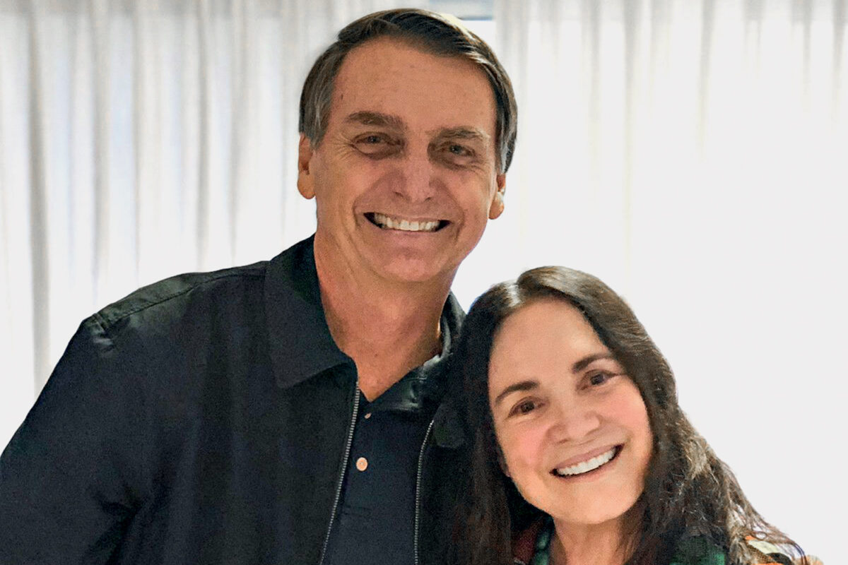 Regina Duarte e Jair Bolsonaro (Foto: Reprodução/Instagram)