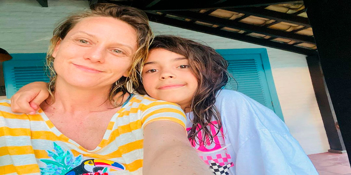 Paula Picarelli e a filha, Sofia Crédito: Instagram/paula.picarelli