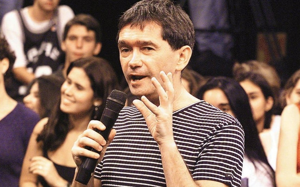 Serginho Groisman no Programa Livre (Foto: Divulgação/SBT)