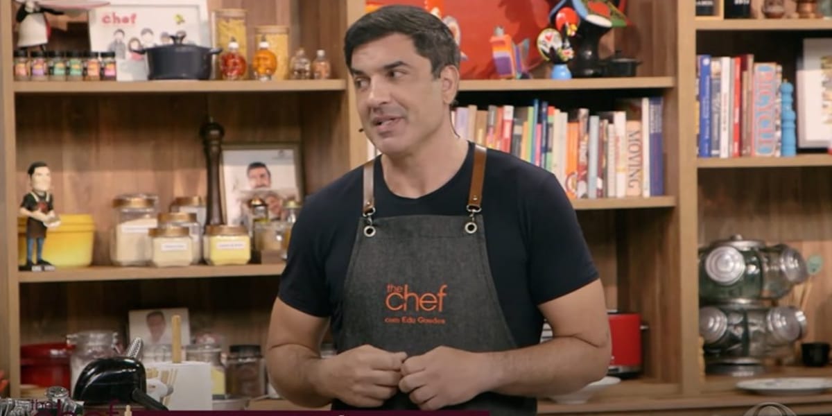 Edu Guedes no The Chef (Reprodução: Band) 